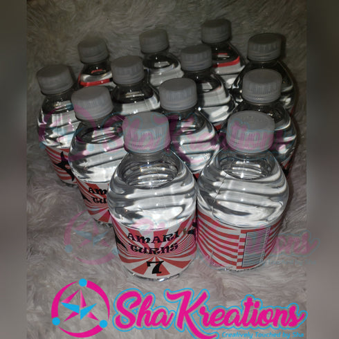 Custom Themed Water Bottle Labels